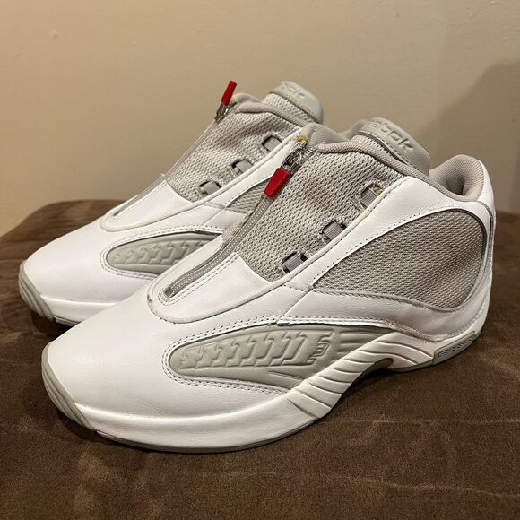 Reebok Classics Answer IV x Packer Shoes White Silver Allen Iverson Size 9 - Picture 1 of 11